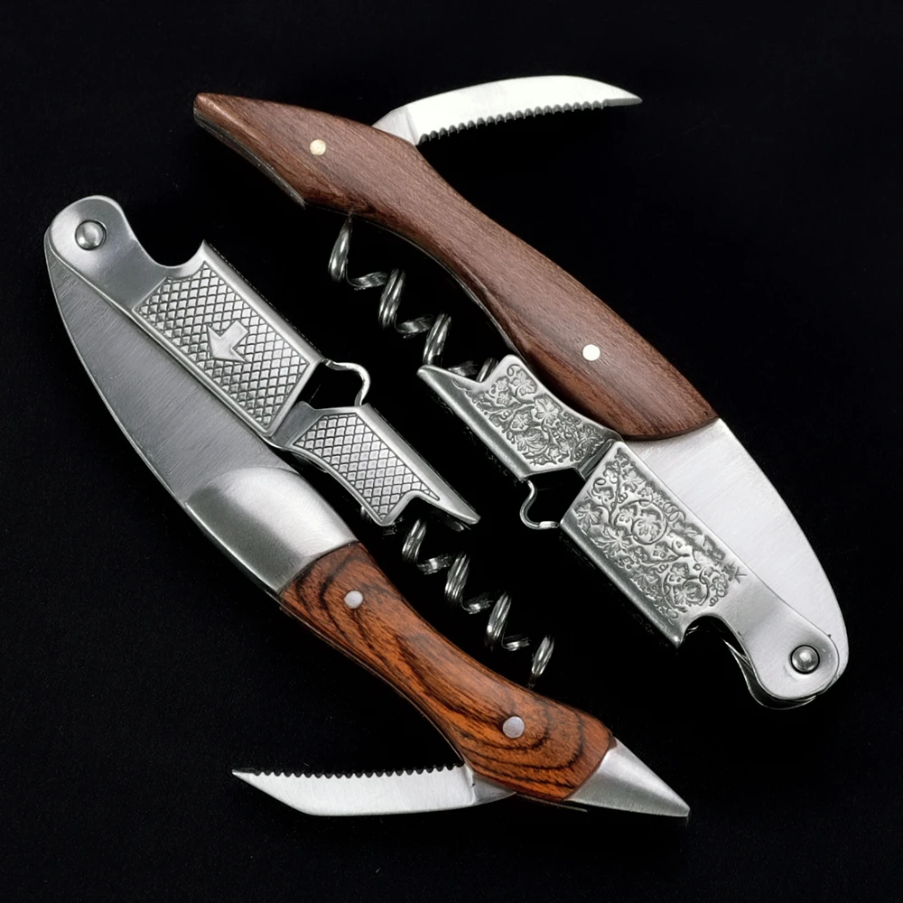 Профессиональный штопор из полиуретана для официантов-винный ключ с