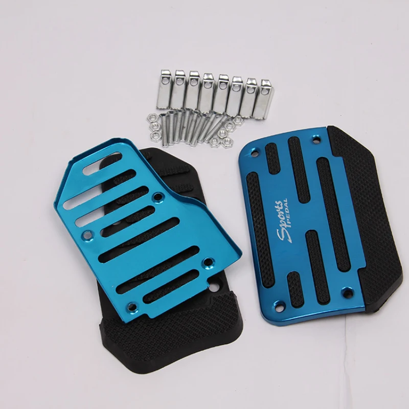 Posbay 2 шт. автомобильные педали тормоза алюминиевые Нескользящие автоматические