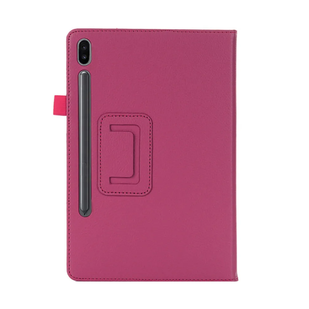 Для Samsung Tab S6 10 5 SM-T860 T865 2019 с магнитом из искусственной кожи + кожаный чехол Полный