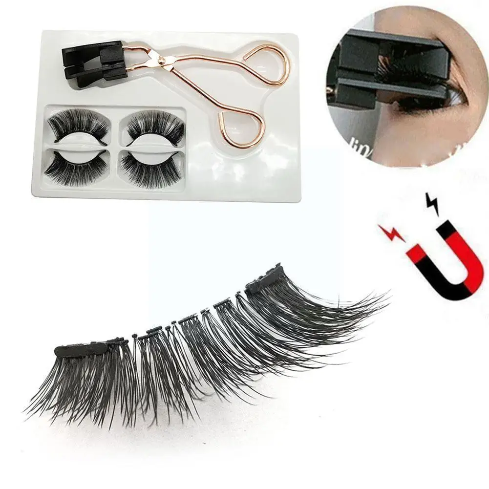 

Магнитные магнитные ресницы, подводка для глаз, магнитный Набор для искусственных магнитных ресниц, натуральные ресницы Cl H1V3