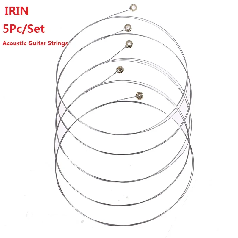 

IRIN 5Pc/Set Acoustic Guitar Strings Rainbow Colorful Guitar Strings E-1 For Acoustic Folk Guitar Classic Guitar String
