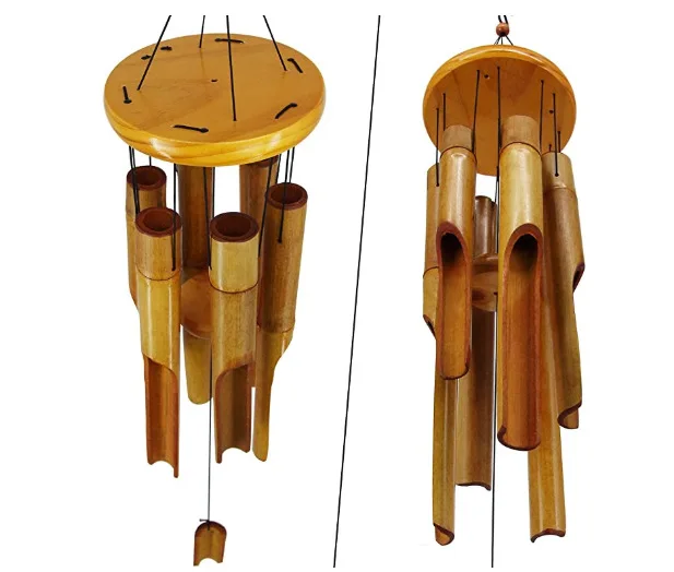 

Bamboo Retro Wind Chimes Hanging Bells Creative Crafts Home Decoration Wall Hanging Decor Outdoor Decor Room Decor