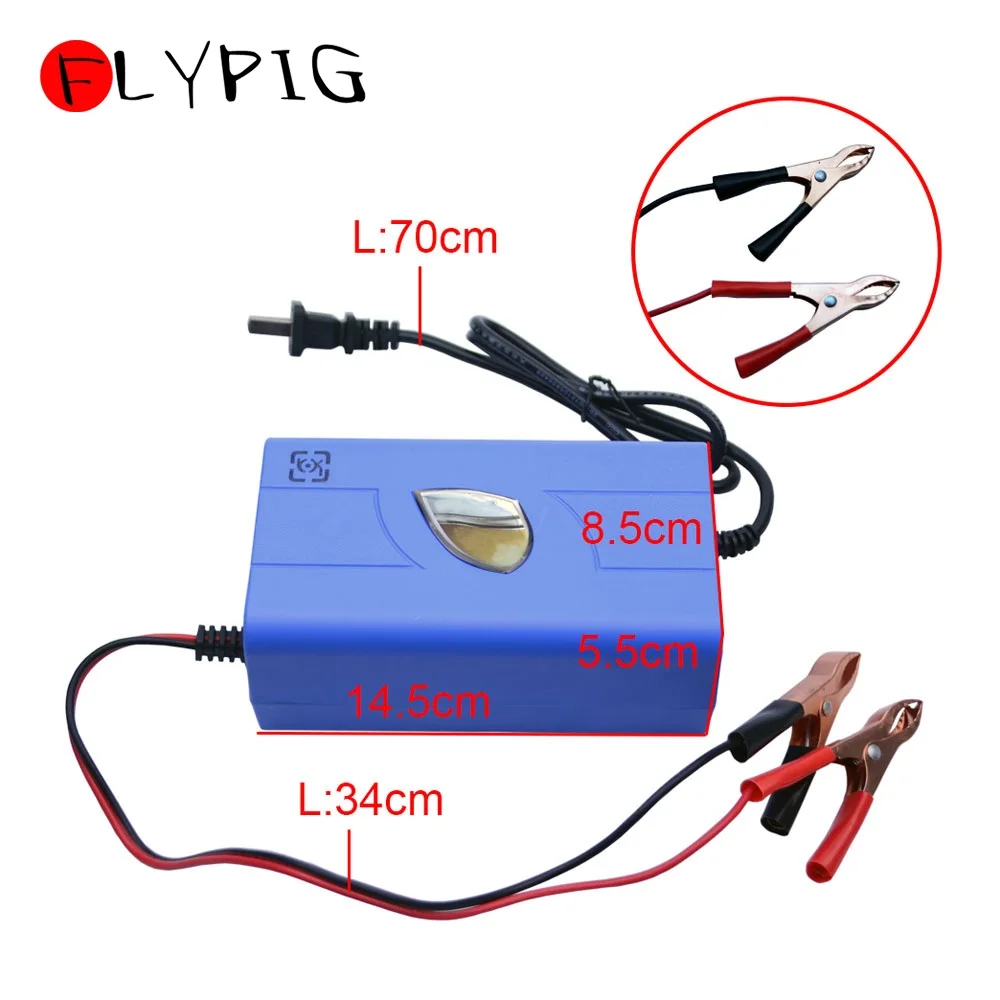 12 В 6 а зарядное устройство для аккумулятора мотоцикла автомобиля лодки морского