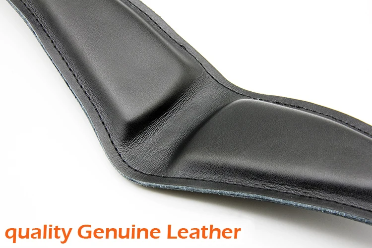 Genuine Leather 1 шт натуральная кожа или ультра-волоконная кожа саксофон шейный ремень Саксофон Жгут для альт тенор сопрано саксофон использование - Цвет: Genuine Leather