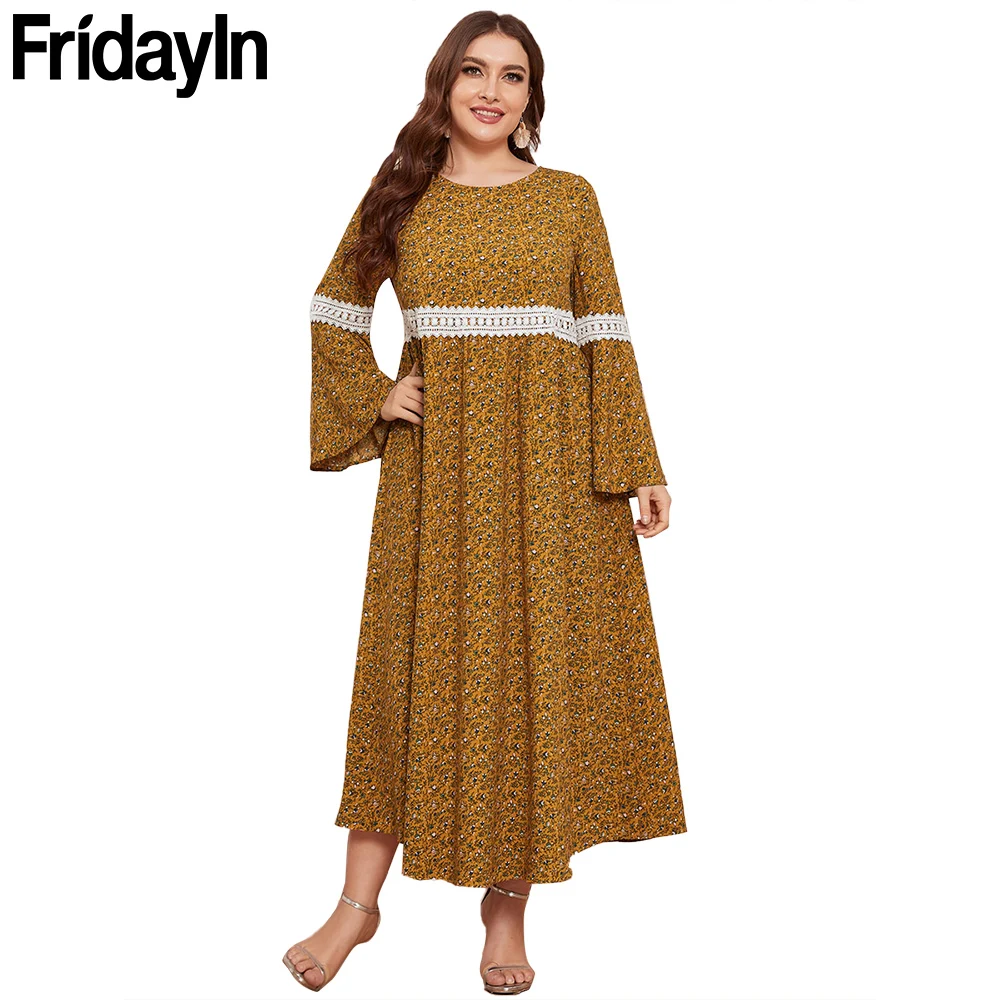 

Ramadan Eid Abaya Dubai Turkey Robe Longue Djellaba Femme Hijab Muslim Long Dress Abayas Arabic Dresses For Women Islam Kaftan