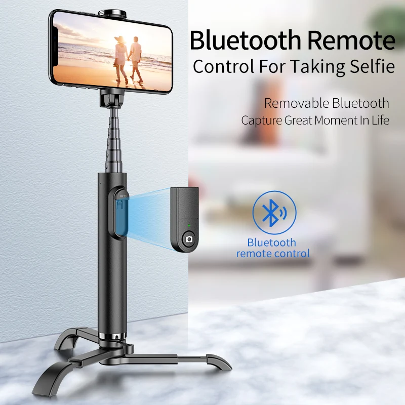 KYCXD штатив монопод селфи палка Bluetooth сплав фото live мобильный телефон Универсальный bluetooth пульт дистанционного управления селфи палка
