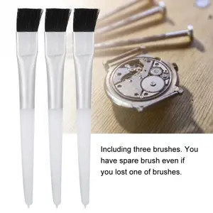 Щетка для часов аксессуары для часовщиков из стекловолокна, 3 шт, для ремесла и удаления ржавчины, инструменты для ремонта часов