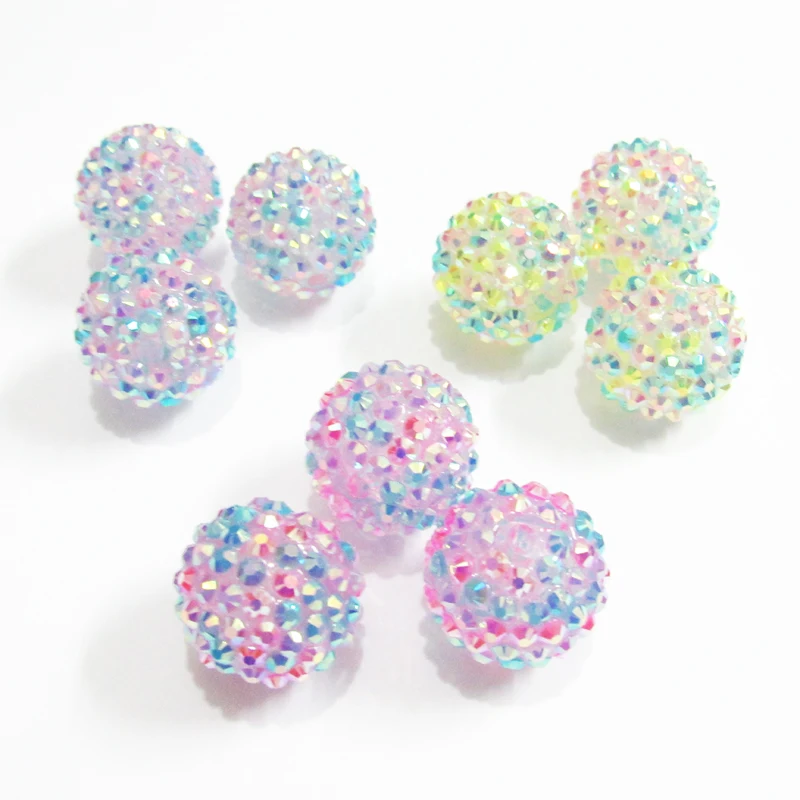 Новинка оптовая продажа смешанные стразы из смолы с конфетти 10 мм/12 мм/14 мм/16 мм/18