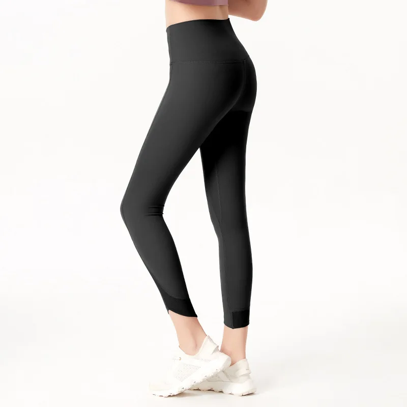 

Women Sports Workout Yoga Pants Pocket Leggings Running Fitness High Elastic Waist Solid Skinny Stretch Capris Gym Leggin 2021