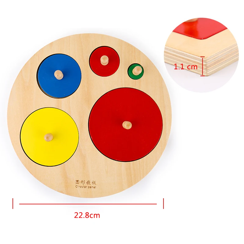 

Kids Wooden Educational Toys for Children 3D Jigsaw Puzzle Baby Learning Education Games