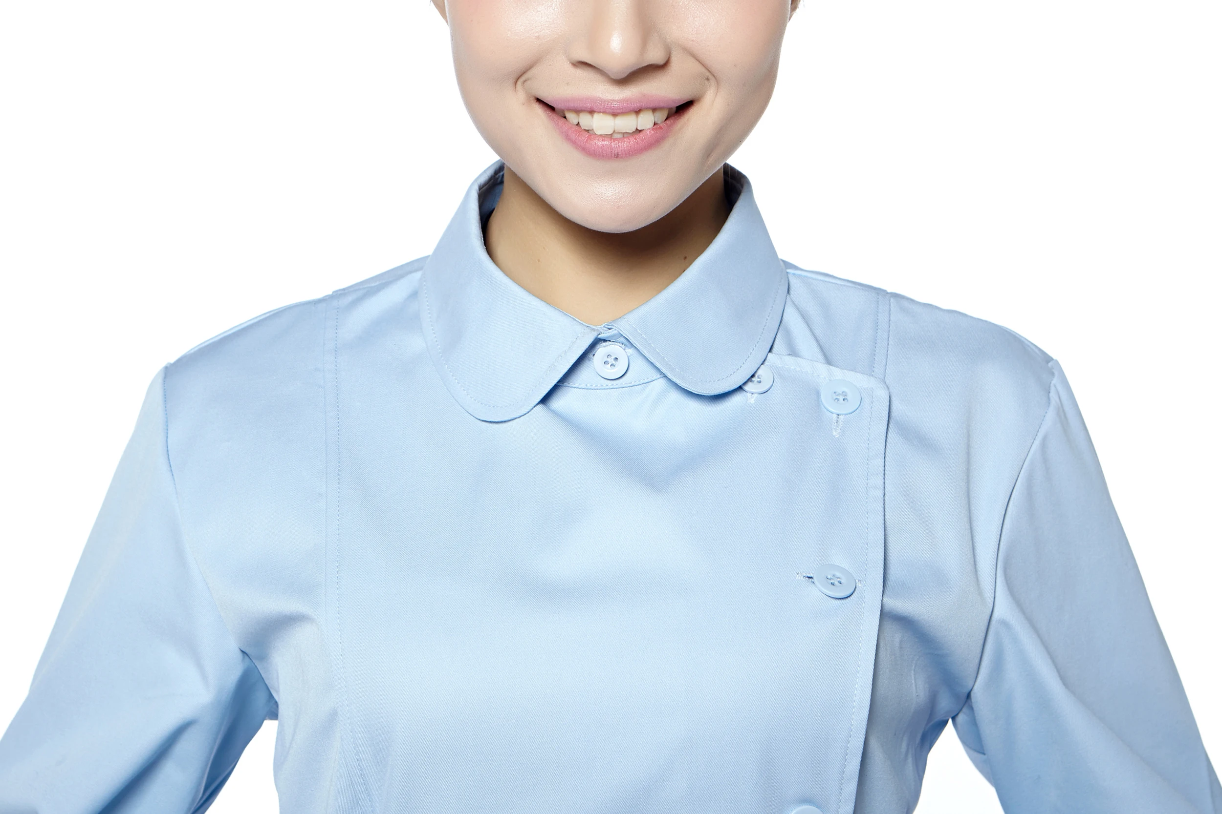 Синяя медицинская Униформа с длинным рукавом для женщин больничный скраб набор