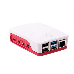 Официальный чехол для Raspberry Pi4 для использования с Raspberry Pi 4 красных и белых цветов высококачественный АБС-пластик красивый пылезащитный