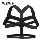 Мужская портупея с лямкой через шею, чернаябелая, на бретельках