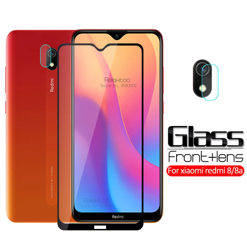 Закаленное стекло 2 в 1 для камеры xiaomi redmi 8a Защитное xiomi xaomi 8 a a8 redmi8a защитная