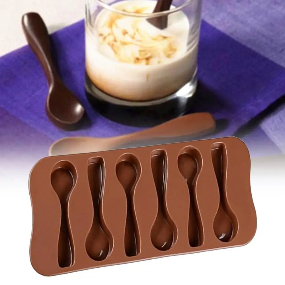 

1PCS Dessert Mold Healthy Easy to Use Lightweight Chocolate Spoon Kitchen Tool for Dessert House Baking Tools PastryTools
