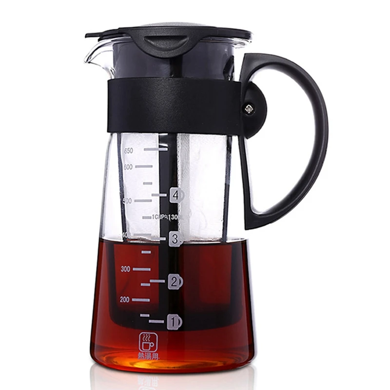 

Portable Hot/Cold Brew Dual Use Filter Coffee & Tea Pot Espresso Ice Drip Maker Glass Percolators Kitchen Barista Tool