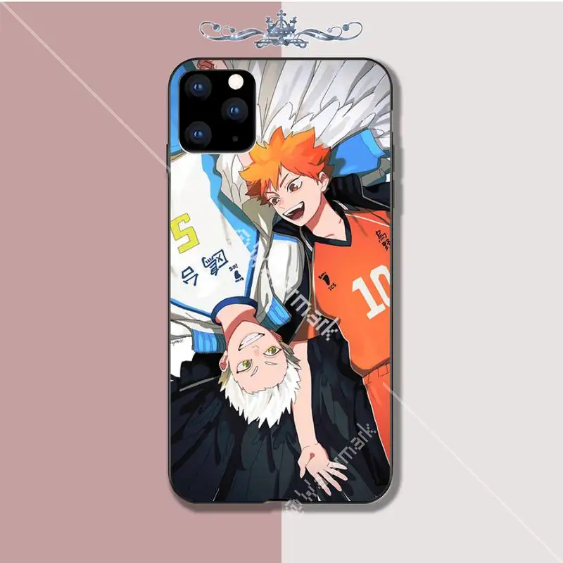 Аниме Haikyuu к верхней части силиконовый чехол для мобильного телефона iphone 5s se 2020 6 6s