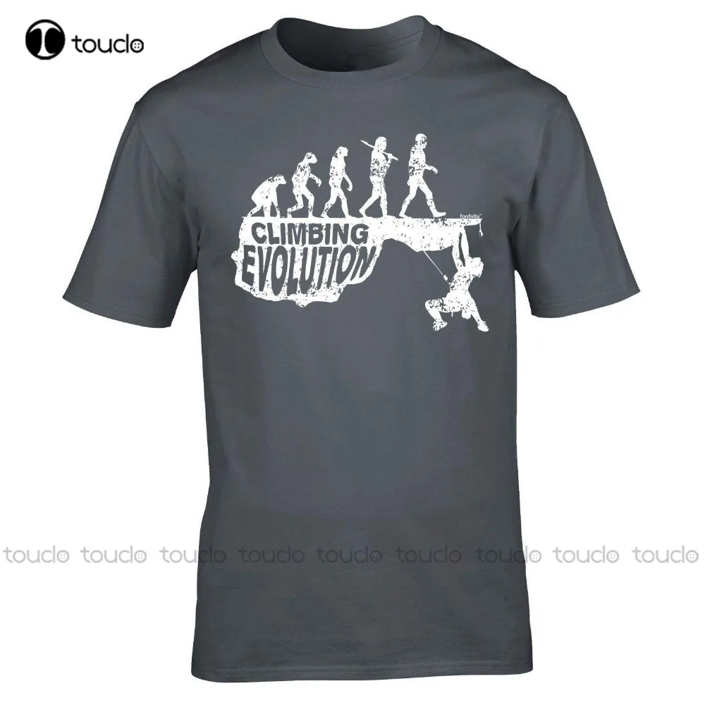 

Новая летняя стильная футболка Climbings Evolution, футболка с принтом для мужчин, индивидуальная футболка, унисекс, футболка для подростков