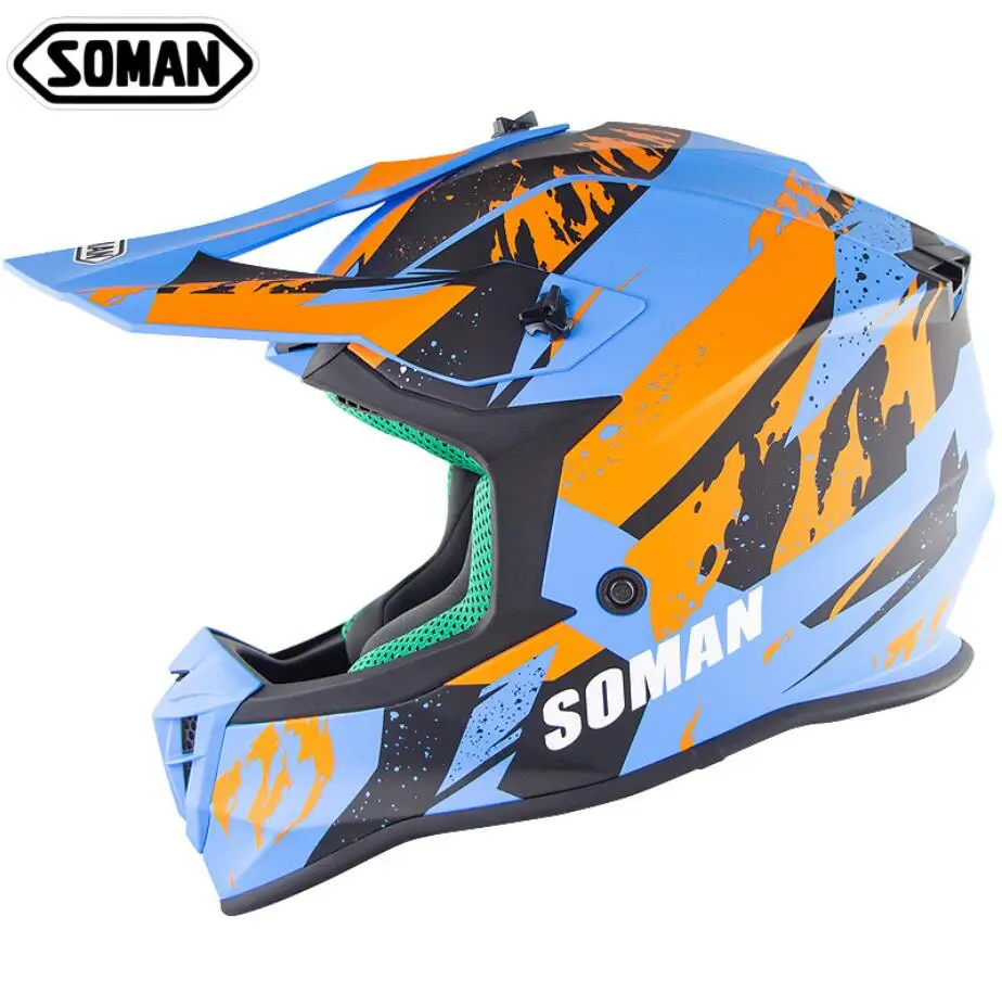Новый стандарт ECE соман мотоциклетный гоночный внедорожный шлем для мужчин и