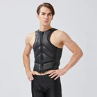 Неопреновый спасательный жилет из гладкой кожи для взрослых, для водных лыж, спасательный жилет для рыбалки, Каяка, катания на лодке, спасательный жилет