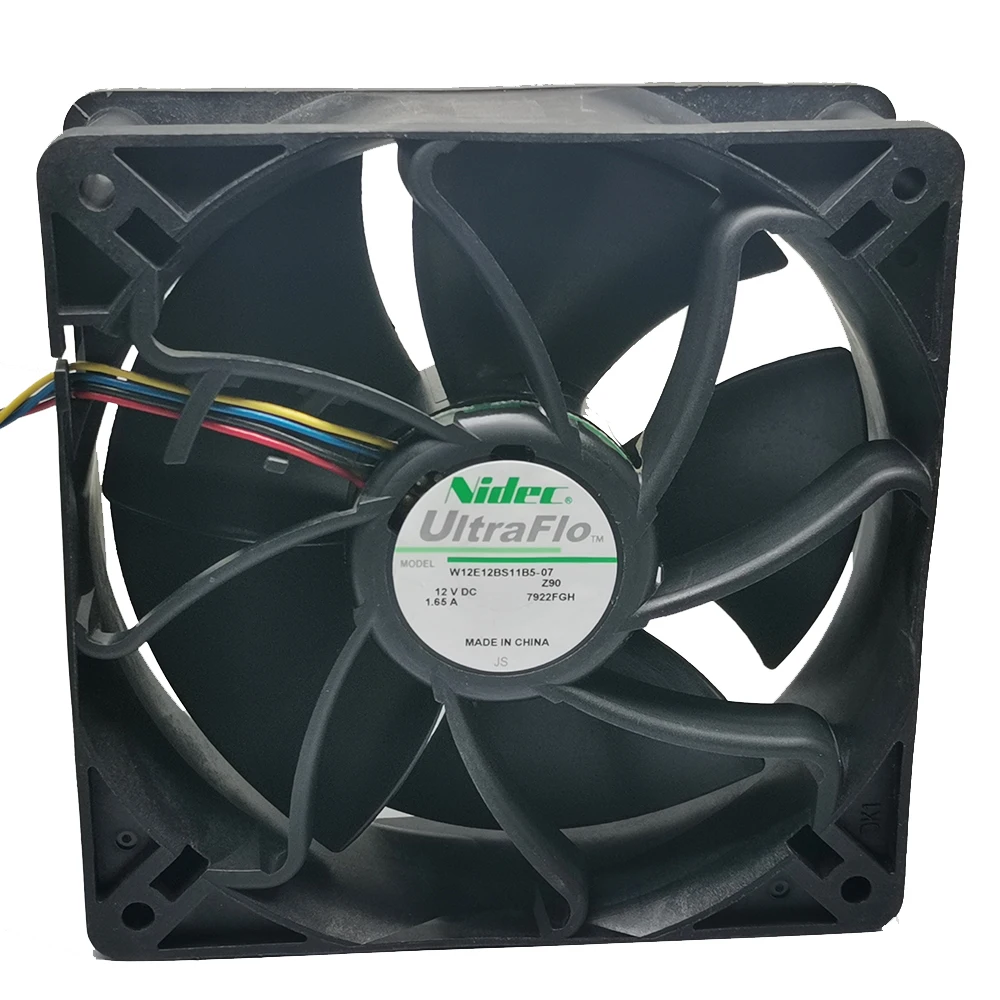 

Новый высокоскоростной кулер для охлаждения компьютера, модель W12E12BS11B5-57 120x120x38, постоянный ток 12 В, 1,65 А, 4 провода, 4 контакта, два шара, Bea