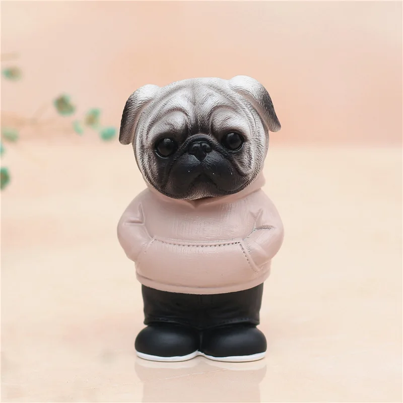 Милая машина украшения Bobblehead собака кивая игрушки для щенка приборной панели автомобиля Декор для дома авто украшение интерьера аксессуары - Название цвета: 2393A