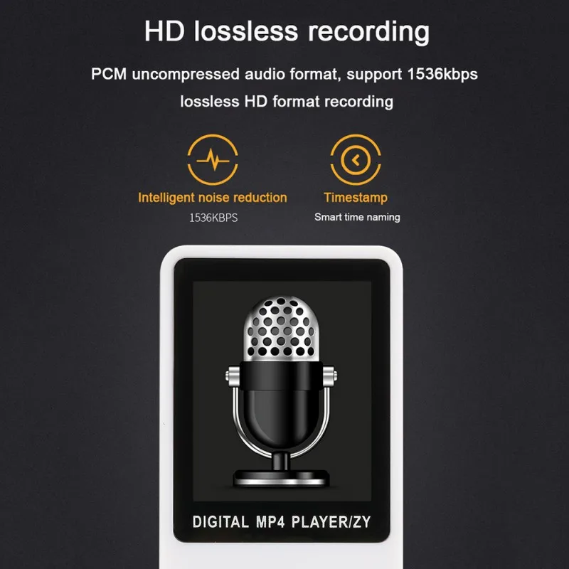 1 8 дюймов Большой красочный экран MP3/MP4 HIFI музыкальный плеер FM рекордер Видео