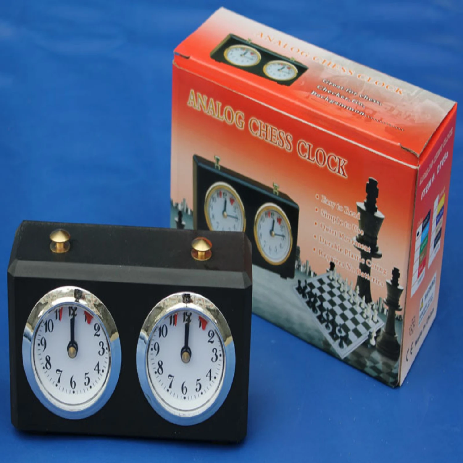 

Retro Accurate Portable Competition Game Timer Chess Clock Analog Gift Professional Mechanical Count Up Down I-go Accessories