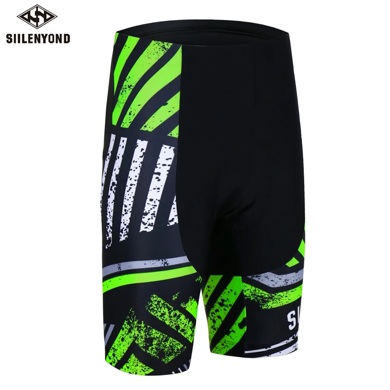 

Siilenyond Shockproof Breathable Pro Comfortable Cycling Shorts With Bike Shorts MTB Downhill Summer Coolmax 3D Gel Pad For Man