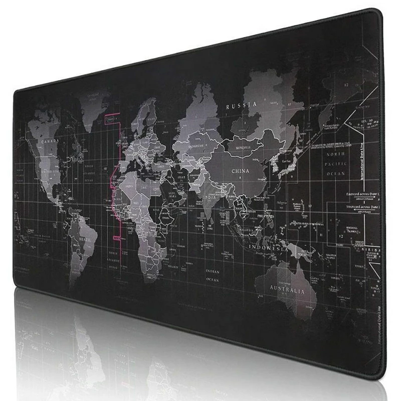 

Old World Map Large Gaming Mouse Pad Lockedge Mouse Mat Keyboard Pad Desk Mat Table Mat Gamer Mousepad for Laptop Notebook Lol