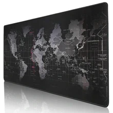 Old World Map Large Gaming Mouse Pad Lockedge Mouse Mat Keyboard Pad Desk Mat Table Mat Gamer Mousepad for Laptop Notebook Lol