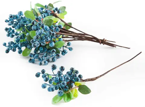 Искусственные цветы ягоды Калифорния черника blue  youyouhuan