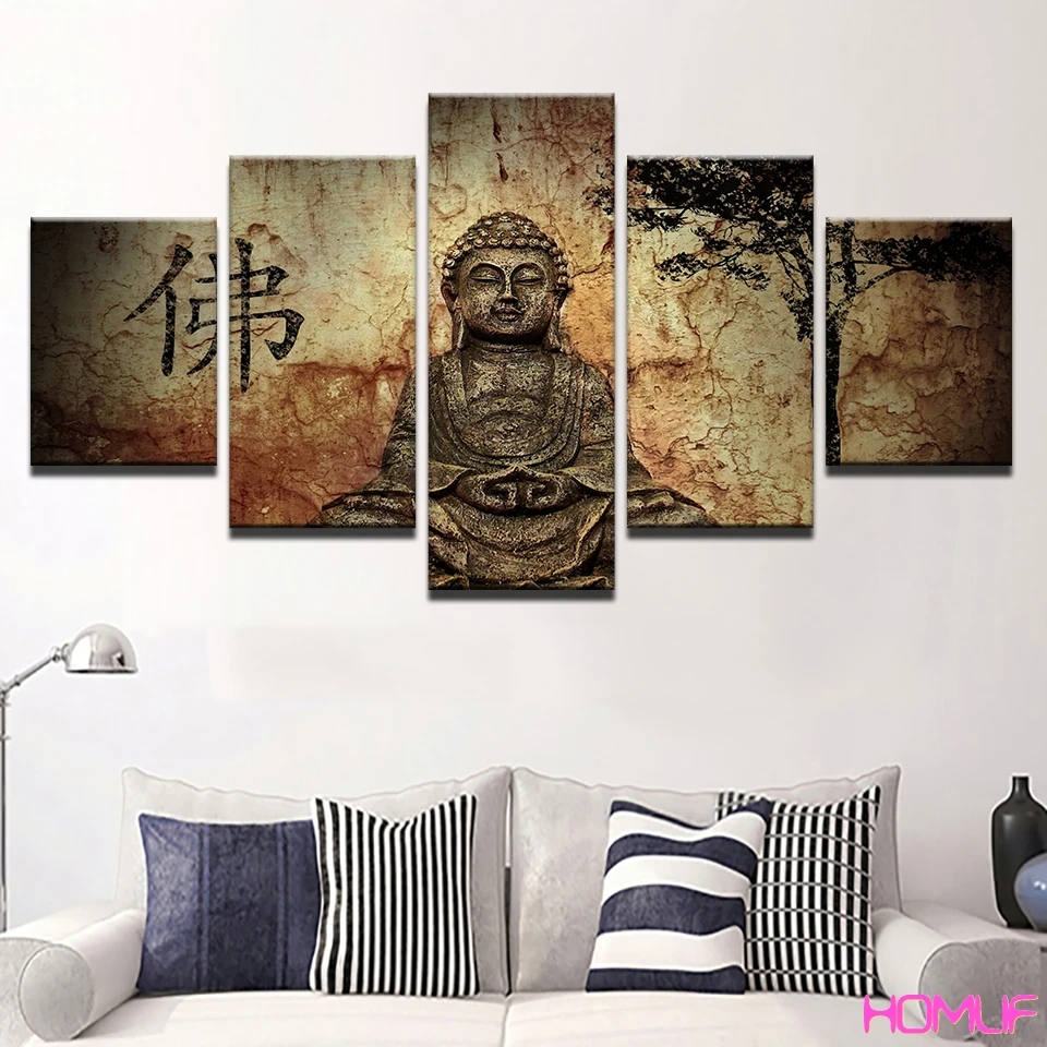 Алмазная картина дзен картины Будды буддизм винтажная вышивка Продажа Вышивка