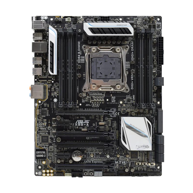 asus x99 a lga 2011 v3 v4 mining motherboard x99 x99m ddr4 ig ecc 64gb m 2 kit xeon e5 2620 v4 core i7 cpus 4×pci e x16 usb3 atx free global ship