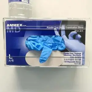 Коробка для хранения салфеток и перчаток, органайзер для хранения салфеток из акрила, Настенный Монтажный держатель для салфеток