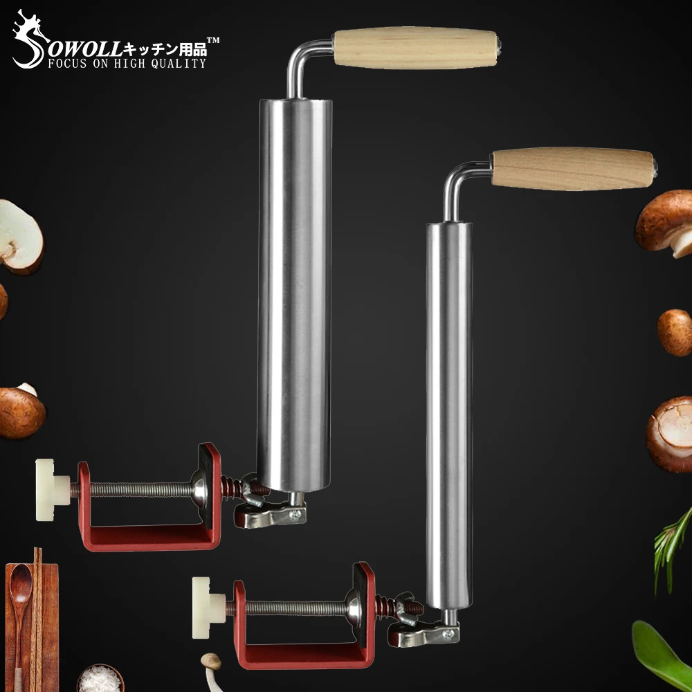 Роликовая шпилька ZEMEN Easy для теста экономящая работу одной рукой обертка