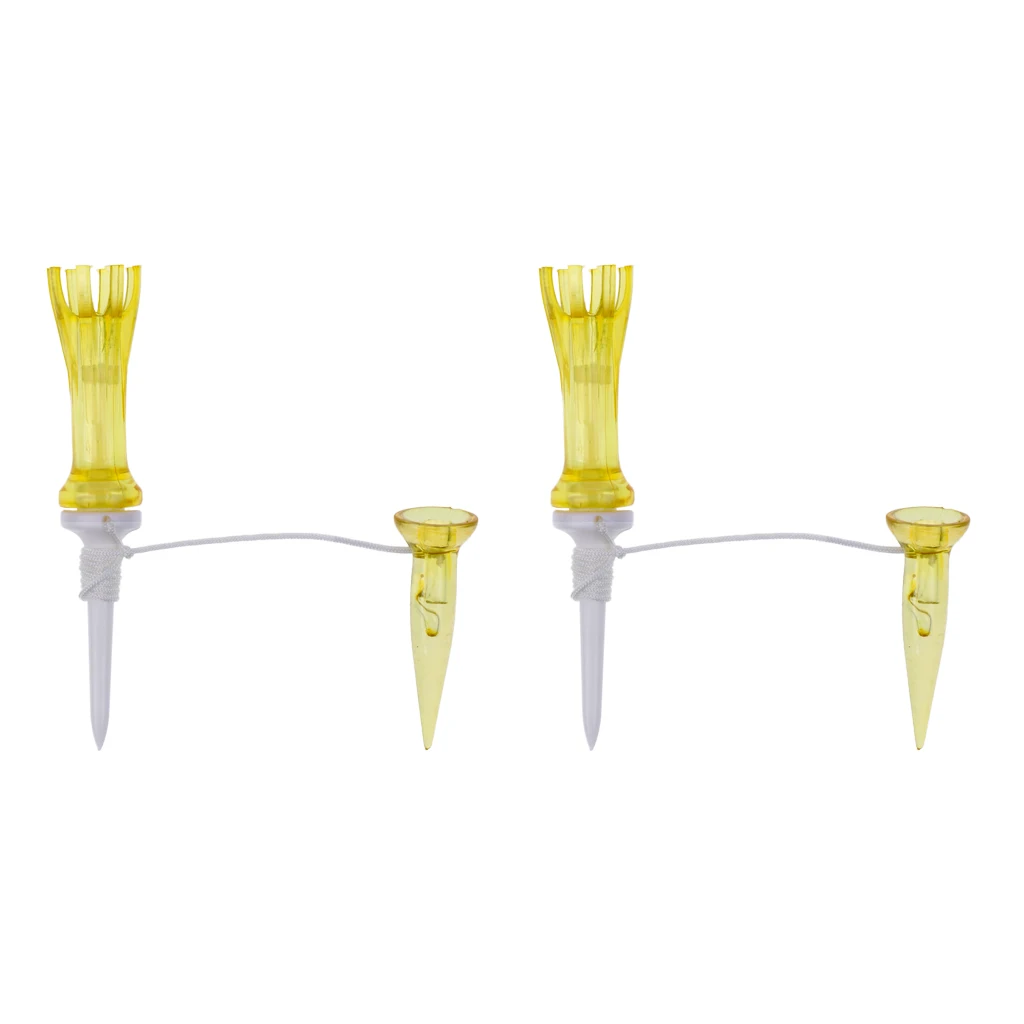 

2 Pieces Plastic Quality Parent-child Golf Tees Set Practice Golf Accessory