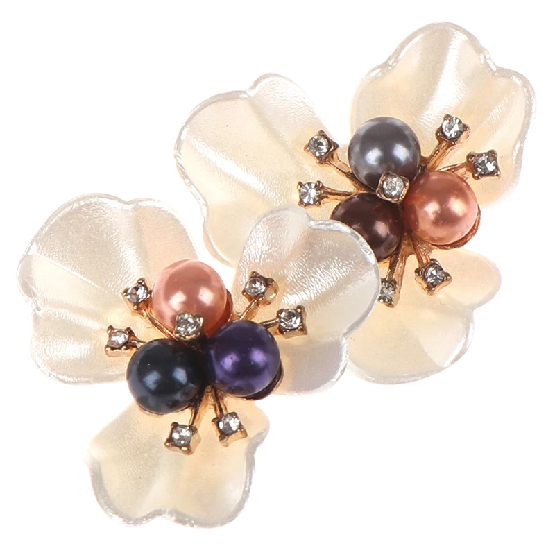 DIY Вышитые Блестки бусины декоративные аксессуары нашивка на одежду Клевер зажимы для обуви украшения для обуви 2 шт