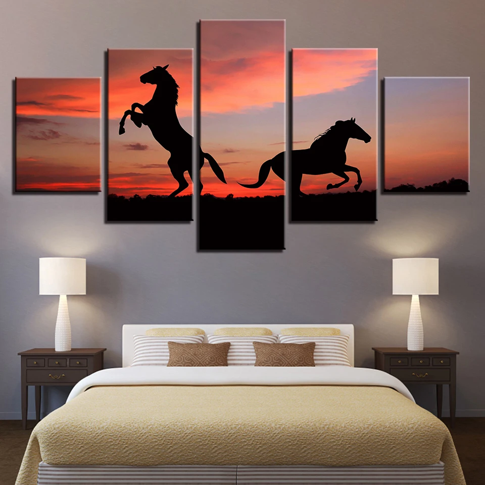 Животные Печать волк собака кошка Лев медведь холст рисунки постер печать на