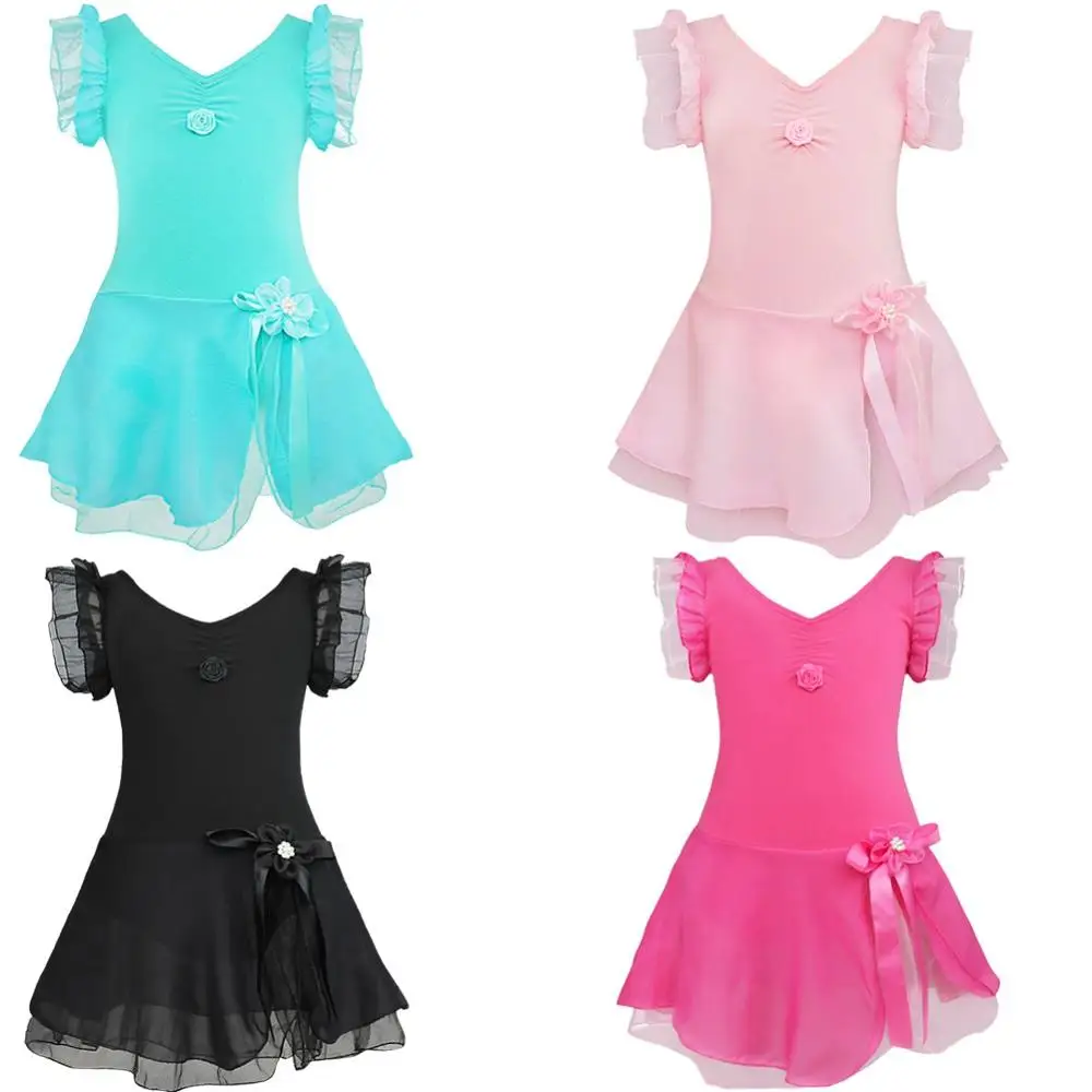 Детское балетное платье пачка для девочек гимнастическое трико Одежда танцев