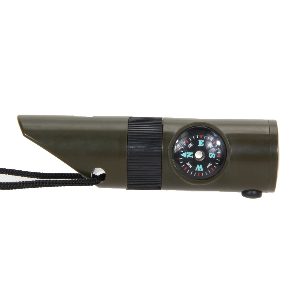 

7 in 1 Training Whistle Emergency Outdoor Survival Hiking Travel Camp Equipment Outdoor Survival Tools Train Whistle
