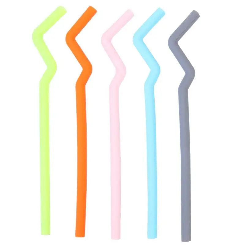 Многоразовые пищевого класса силиконовая трубочка безопасность и нетоксичность
