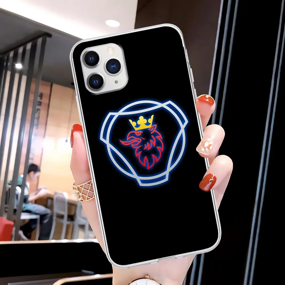 

Trendy Scania Truck Logo Transparent Mobile Phone Cover For Huawei P20 P40 Lite P30 Pro P Smart 2019 Nova 3e 6 Se Clear Case