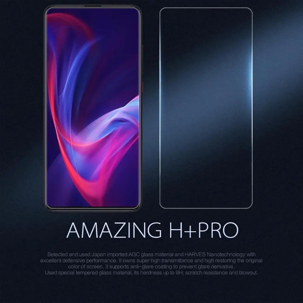 Закаленное стекло для Xiaomi Mi 9T Pro Nillkin Amazing H + PRO 2.5D Arc прозрачная Защита экрана Xiapmi mi9T