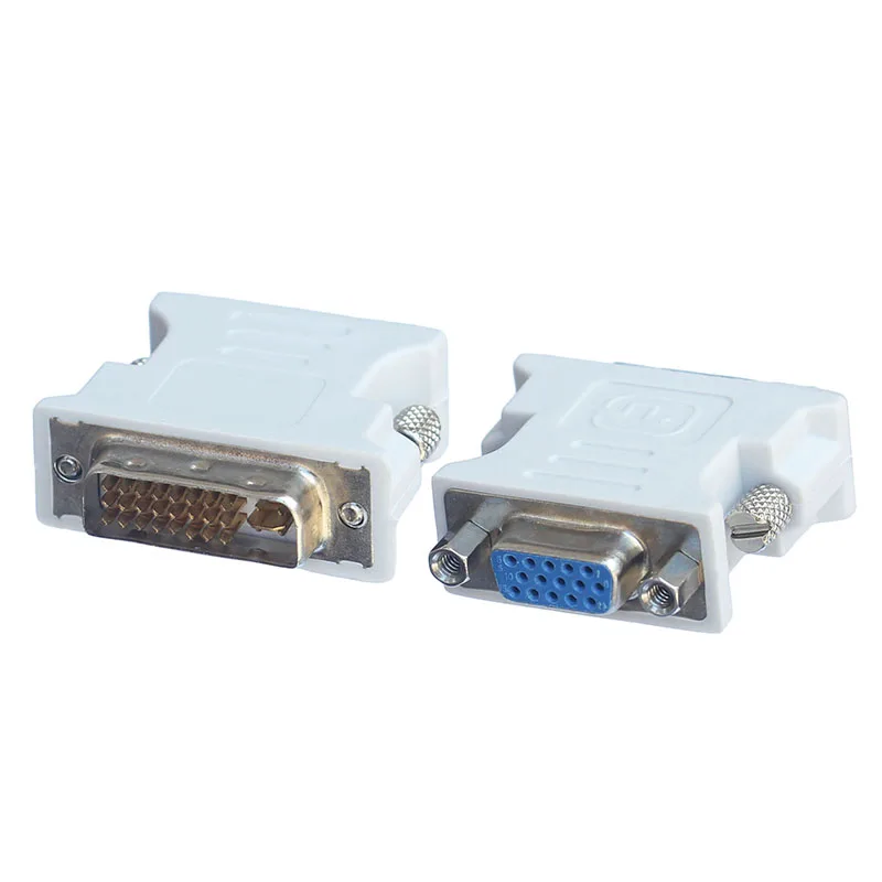 Адаптер DVI-VGA DVI-I в VGA адаптер Папа-мама преобразователь для компьютера |