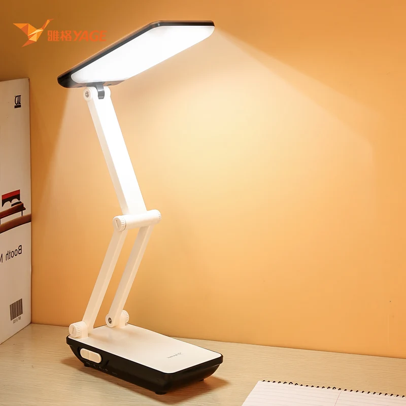 

Foldable table lamp for Students 3 light modes 800mAh Rechargeable Battery 21pcs LED Reading Desk Lamp Lamps Table College Dorm