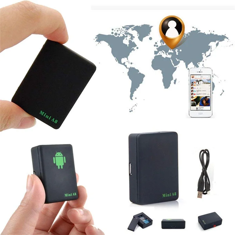 KAJARN gps трекер GSM/GPRS Мини A8 в реальном времени отслеживающее устройство с кнопкой SOS