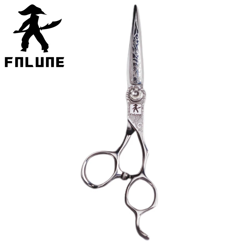 FnLune 6 0 8 дюйма из вольфрамовой стали с узором профессиональные ножницы для