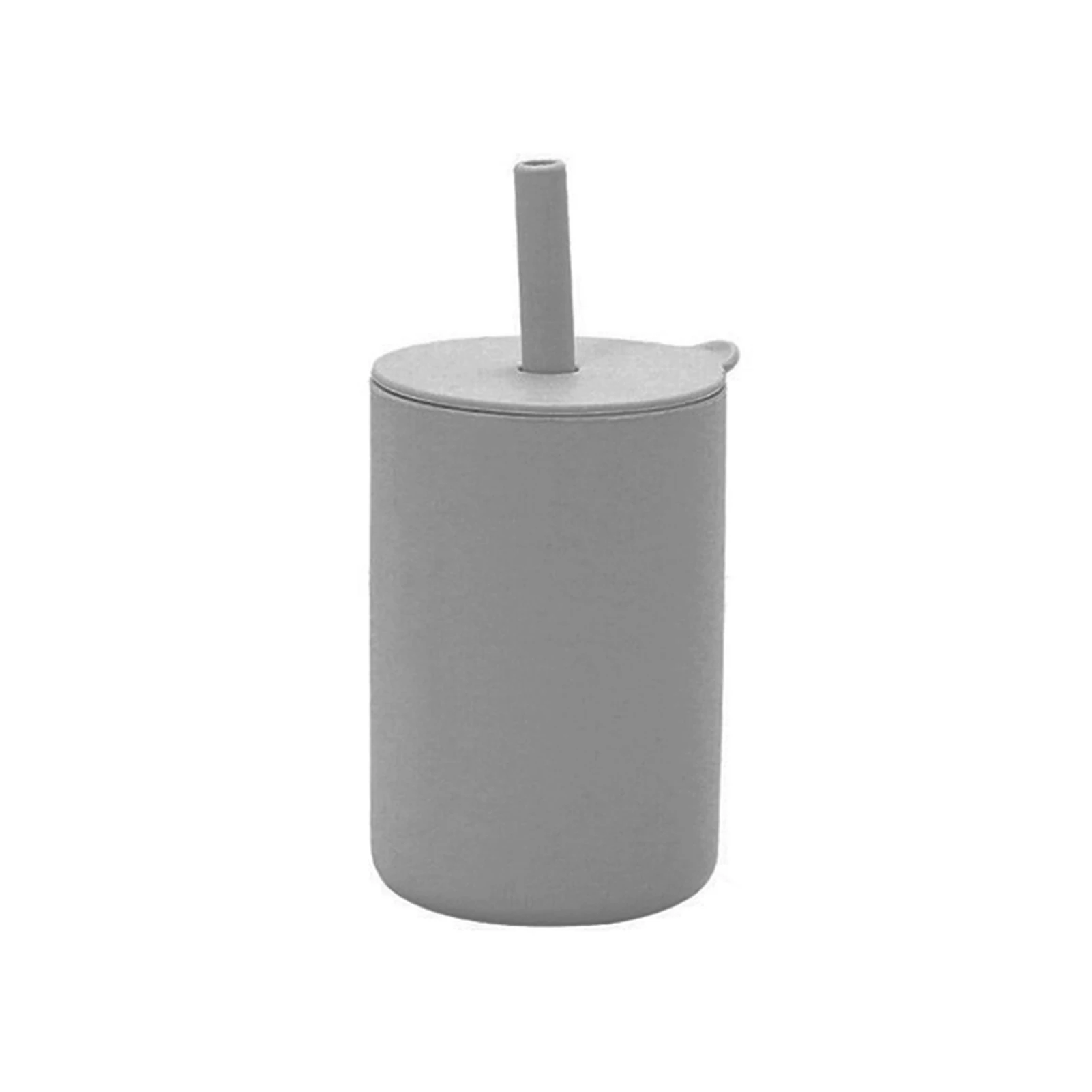 

Home Bottle Easy-to-suck Soft Silicone Sippy Cup Drinking Easy Clean Baby Feeding With Straw For Toddlers Drinkware Spill Proof