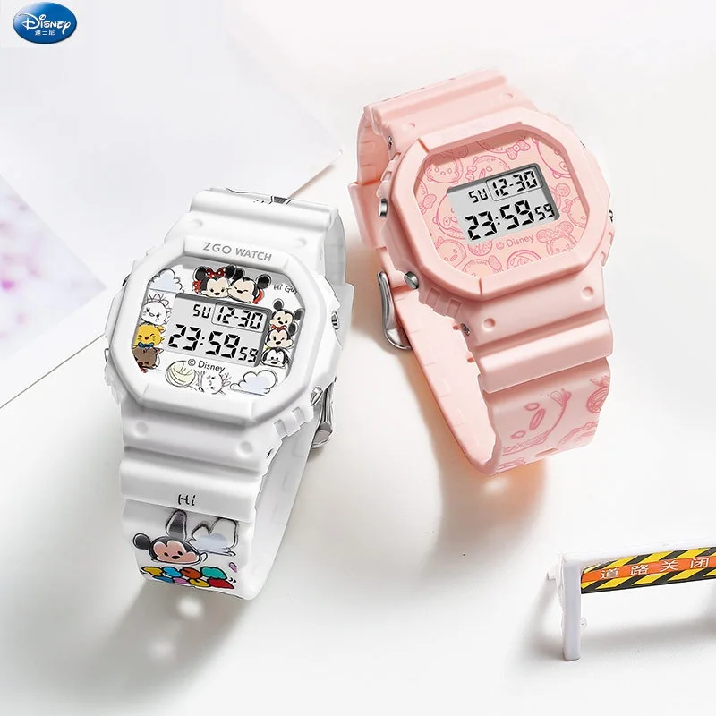 Классические прямоугольные цифровые спортивные наручные часы Disney, часы с граффити для студентов, мальчиков, девочек, детей, подарок для дет... от AliExpress RU&CIS NEW